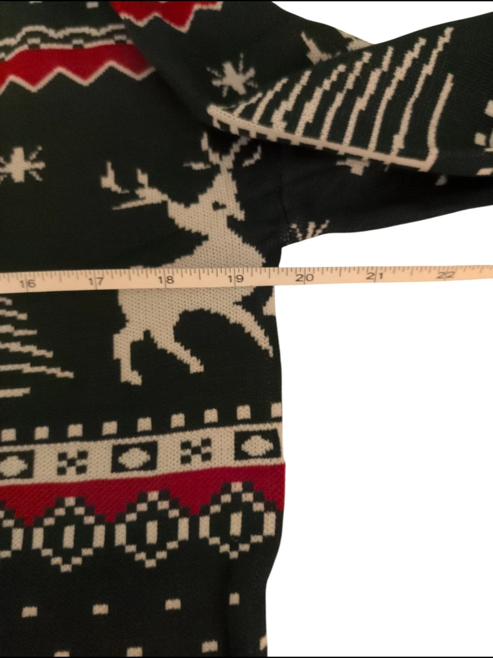 Nwt Asklazy Green Reindeer Fair Isle Sweater Stretch Casual Travel Medium